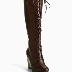 Torrid brown knee high boots NEW never worn